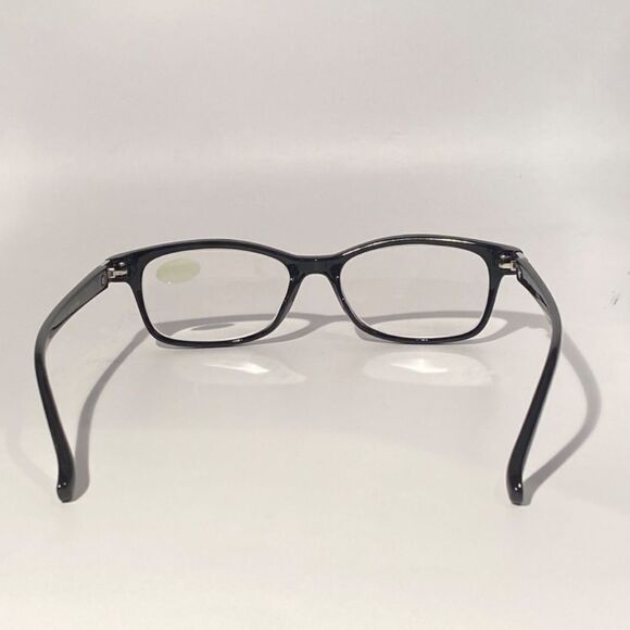 Reading Glasses 2.25 Black Rectangular Frames Readers NWT - Picture 3 of 8